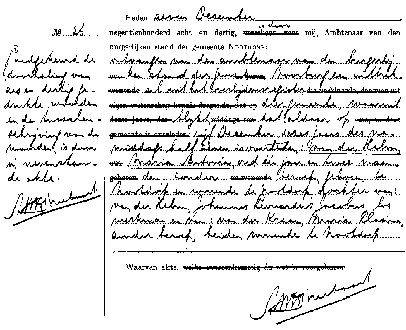 19380712 ovl akte 26 Maria A dv JLJ vd Helm - MC vd Kraan